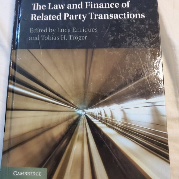 The law and finance of related party transactions HARDCOVER Cambridge Press - Picture 1 of 1